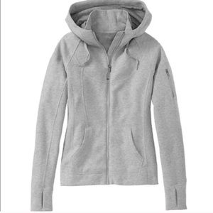 Athleta Home Team Grey Zip up Sweatshirt